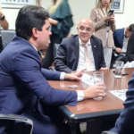 Bandeira de Mello tem reunião técnica com o ministro do esporte, André Fufuca, e membros da Comissão do Esporte